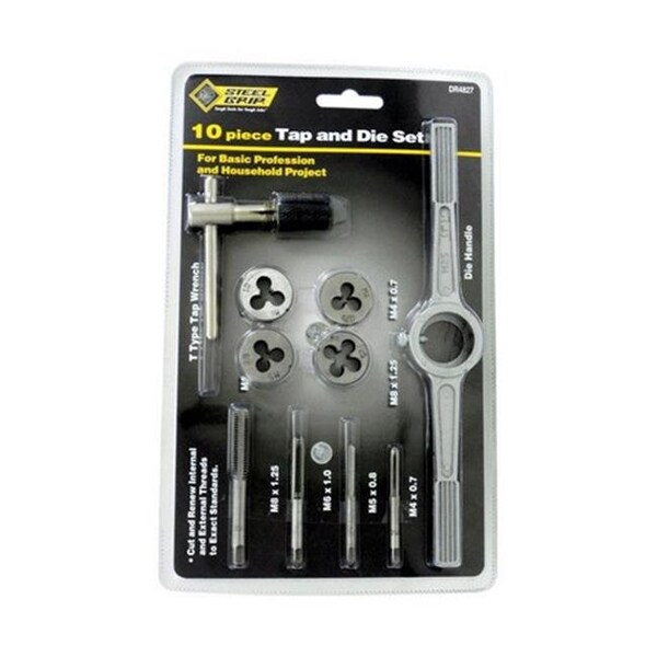 Steel Grip Steel Grip DR4827MM 10 Piece Metric Tap & Die Set 2366359 - main